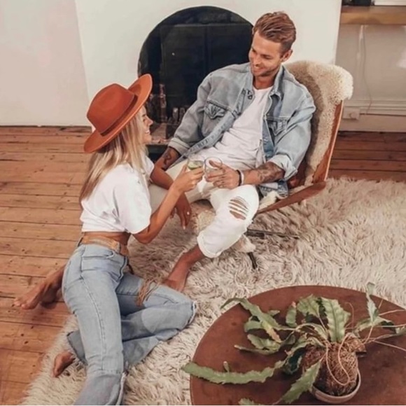 FALLEN BROKEN STREET DESPERADO WIDE BURNT ORANGE HAT gig pip, lack of colors - Picture 7 of 13